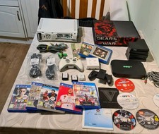 Gaming Items Bundle Box Including Xbox 1 Xbox 360 Games TV Box And More.
