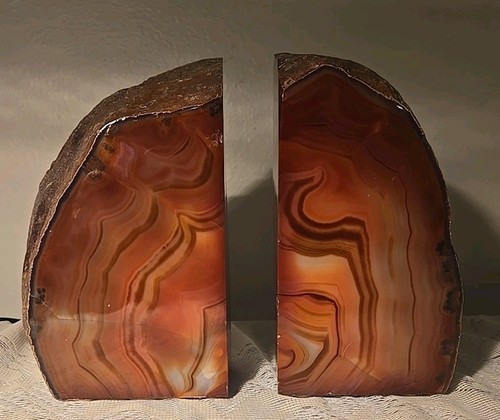 Agate geode crystal polished - agate,