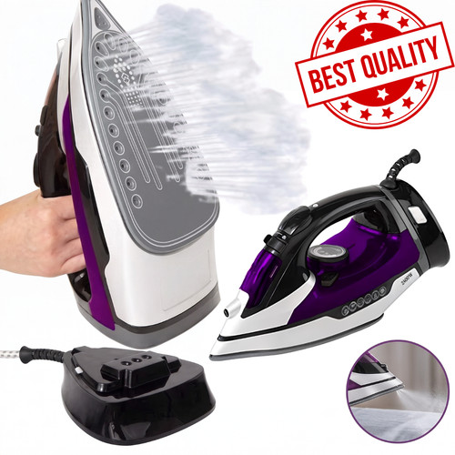 Cordless steam iron - iron, 2400w