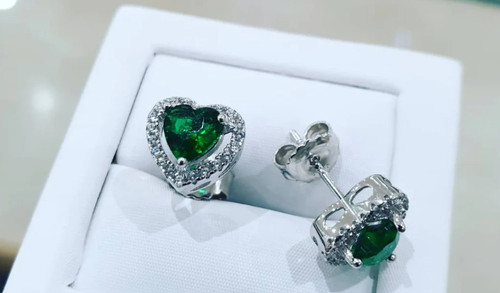 925 sterling silver emerald - sterling,