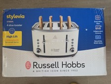 Russell Hobbs Stylevia 4 Slice Toaster - Cream