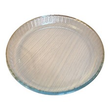 Vintage Tart Dish Glass Ribbed