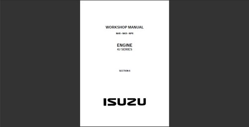 Isuzu series engine - series,