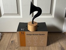 Music Public Kingdom BT307 Vintage Style Metal Horn Wireless Bluetooth Speaker