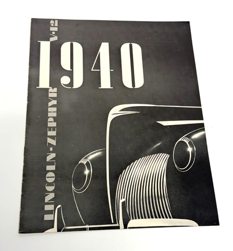 Vtg 1940 lincoln zephyr - vtg,