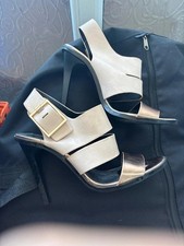 Zara high heel nude and rose gold shoes