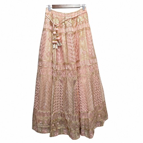 Akshadha pink gold - pink, embroidered