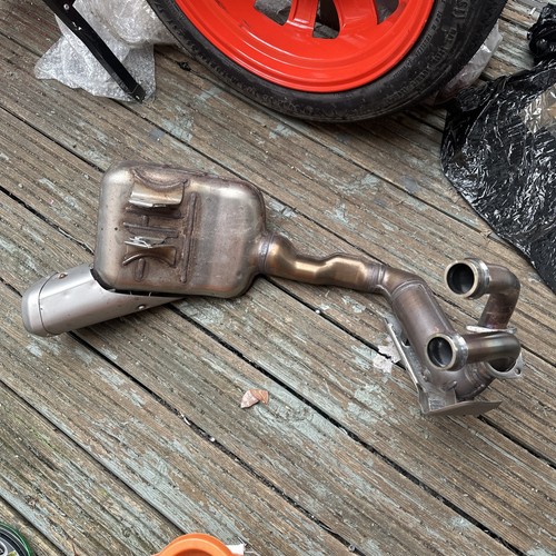 Stock exhaust silencer - mt-07,