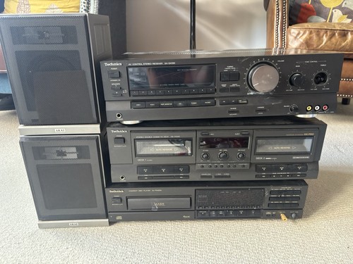 Technics 3pc stereo and akai - 3pc,