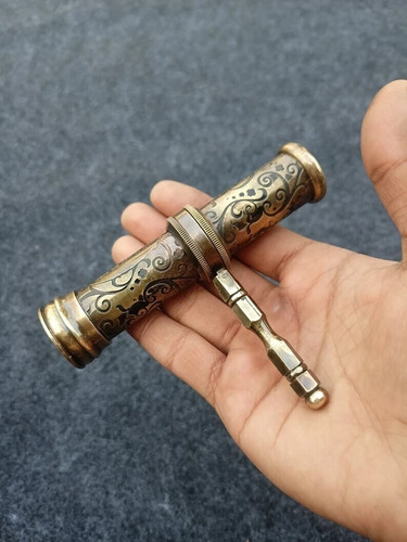 Brass antique kaleidoscope - brass,