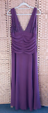 Impromtu Simon Ellis Uk 16 Purple Dress-party/wedding/sparkle