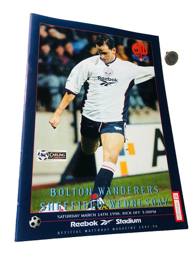 Football programme bolton - football,