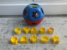 Vintage 1970s Tupperware Shape Sorter complete