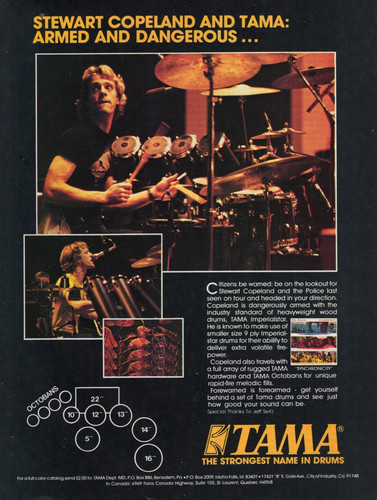 1983 print tama octobans - print, ad