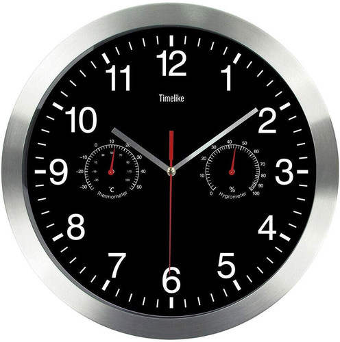 Metal quartz wall clock - quartz,