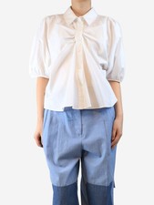 Simone Rocha White ruched