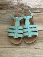 Hotter Aqua Leather Sandals