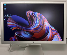 Classic Apple Cinema Display 20-Inch (A1081) - Aluminum DVI Monitor + Power Adap