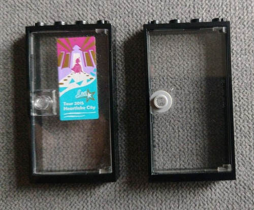 Lego clear opening doors - x,