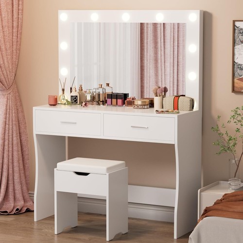 Vanity desk set with - desk, large