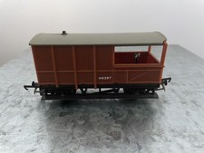 Vintage Tri-ang Hornby OO Gauge R.124 BR Long Wheel Base Brake Van W6297