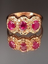 18ct Gold Diamond and Ruby