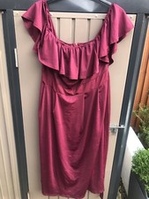 Burgundy/ Red Wine Colour Bridesmaid Dress Size 4XL (size 24-26)