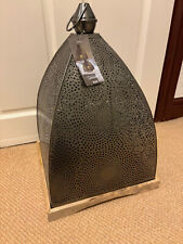 **NEXT MOROCCAN STYLE LARGE ETCHED CANDLE LANTERN, BNIB**