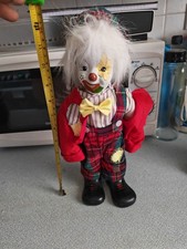 Heritage Mint Chester the Jester Hand Painted Porcelain Clown Doll