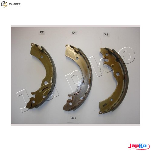 Brake shoe set 55411 - shoe, for