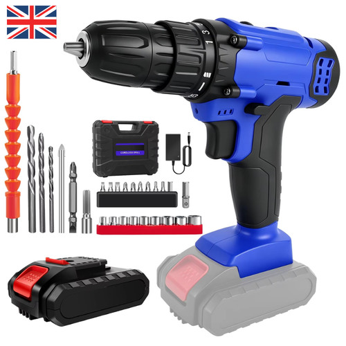 21v cordless hammer drill - 21v,