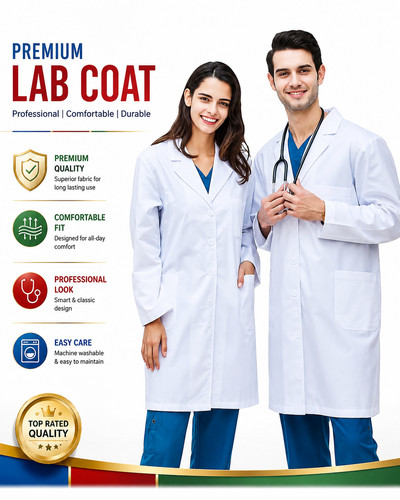 Standard medical lab coat - standard,