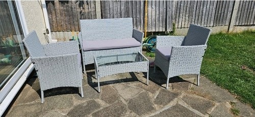 Seater garden sofa set - 4-seater,