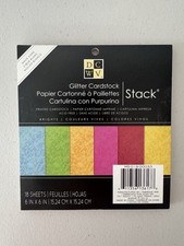 DCWV - Glitter Cardstock Stack