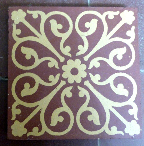 Antique tile victorian - antique,