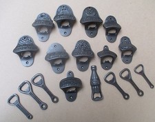 Cast iron Vintage rustic old retro Collectable Wall mounted Beer Bottle Openers
