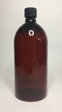 1000ml (1L) PET Plastic Amber