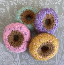 Set Of 4 Hand Knitted Fun