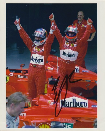 Eddie irvine hand signed - irvine,