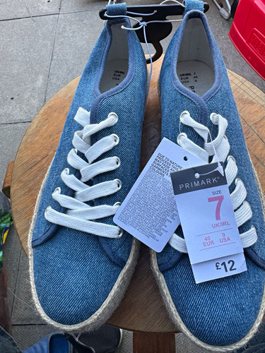 Primark blue denim lace - blue,
