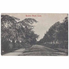LEEK Staffordshire, Buxton Road Postcard, Postmarked 1909