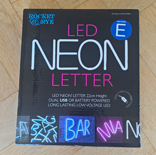 Rocket rye led neon letter - led,
