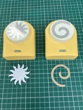 Woodward Craft Collection Paper Punches Stylized Sun, Swirl