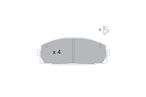 New brake pad - pad,
