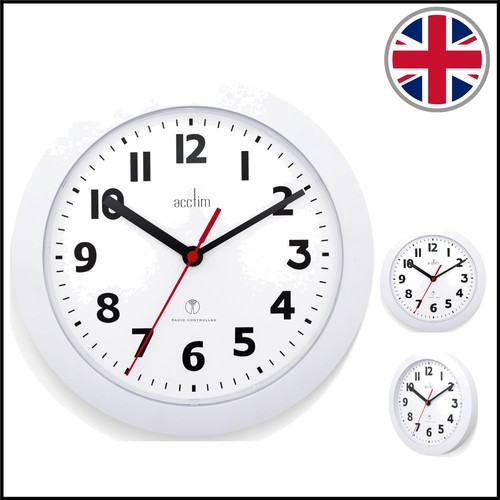 23cm white atomic wall - white,
