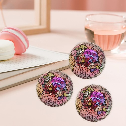 3pcs glass mosaic - 3pcs, balls