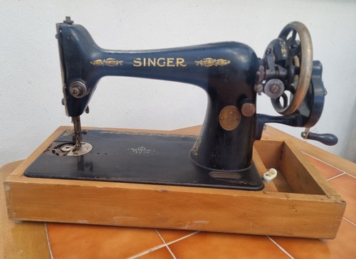 Singer crank sewing machine - singer,