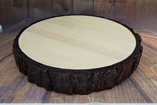 16 INCH WOOD SLICE HAND MADE WOODEN WEDDING CAKE STAND 