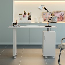 Pro White Manicure Table