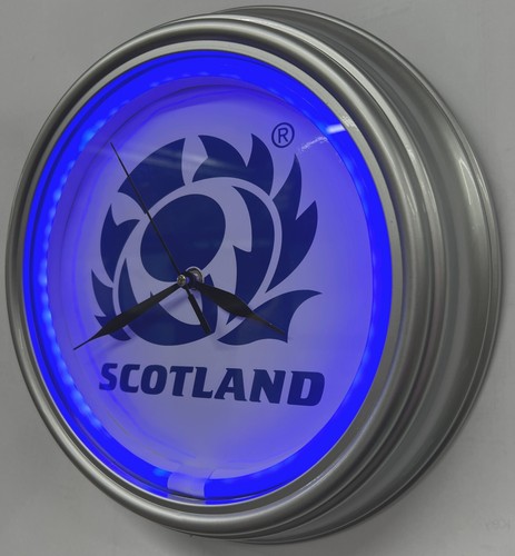 Scotland rugby blue led neon - rugby,